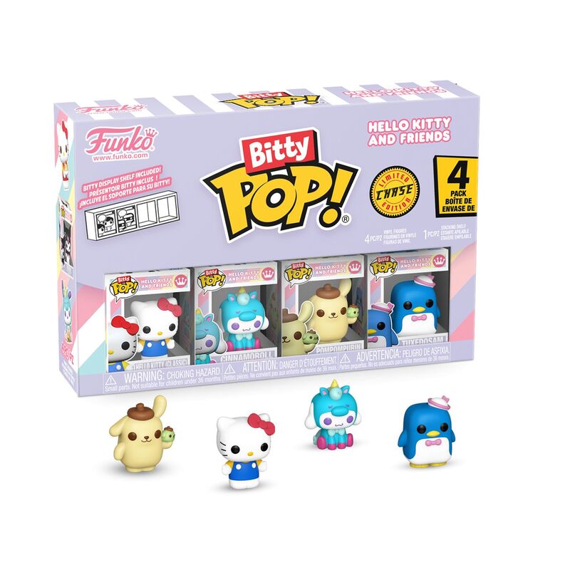 Funko Bitty Pop! Animation Sanrio Hello Kitty Pack of 4 Vinyl Figures Funko Bitty Pop! Animation Sanrio Hello Kitty Pack of 4 Vinyl Figures