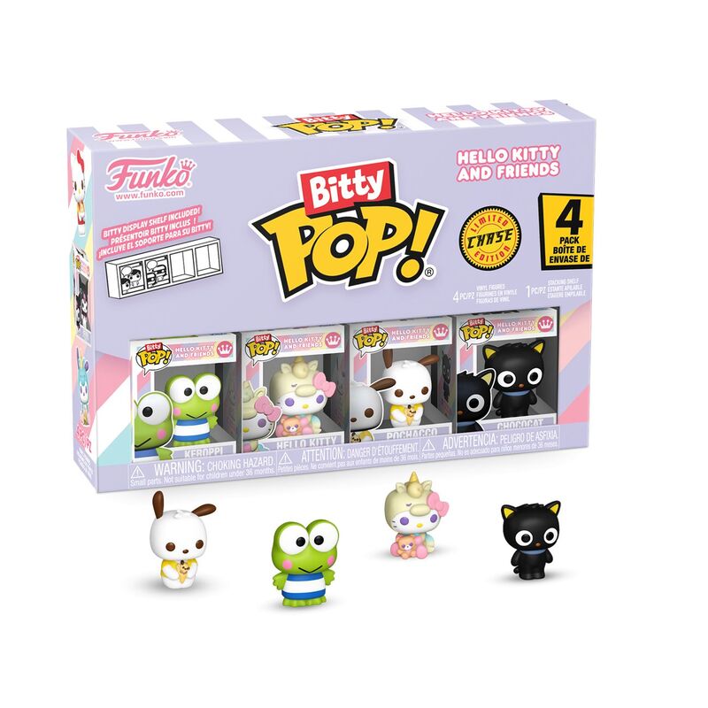 Funko Bitty Pop! Animation Sanrio Keroppi Pack of 4 Vinyl Figures Funko Bitty Pop! Animation Sanrio Keroppi Pack of 4 Vinyl Figures