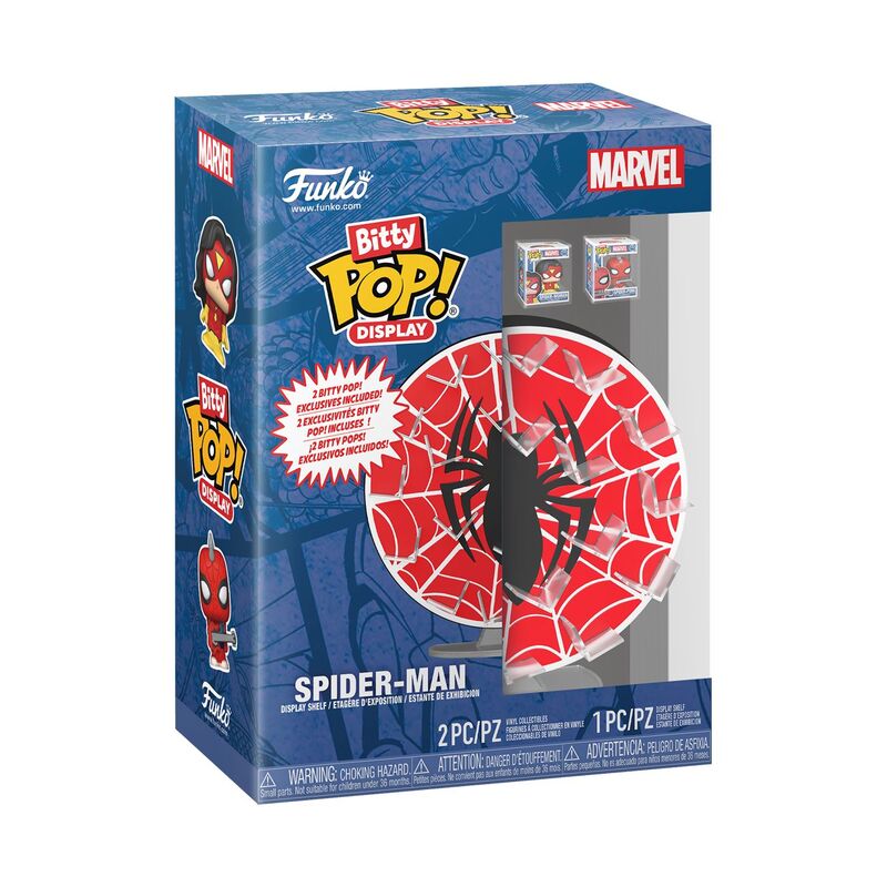 Funko Bitty Pop! Display Spiderman Web Vinyl Figure Funko Bitty Pop! Display Spiderman Web Vinyl Figure