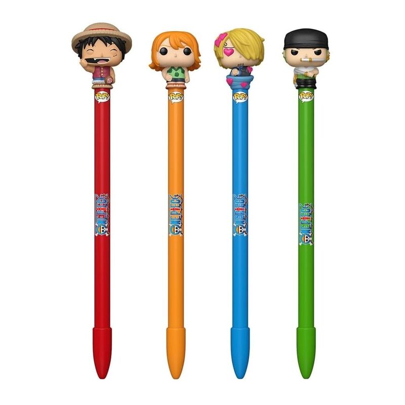 Funko Pop! Pen Topper Animation One Piece (Assorted - Includes 1) Funko Pop! Pen Topper Animation One Piece (Assorted - Includes 1)