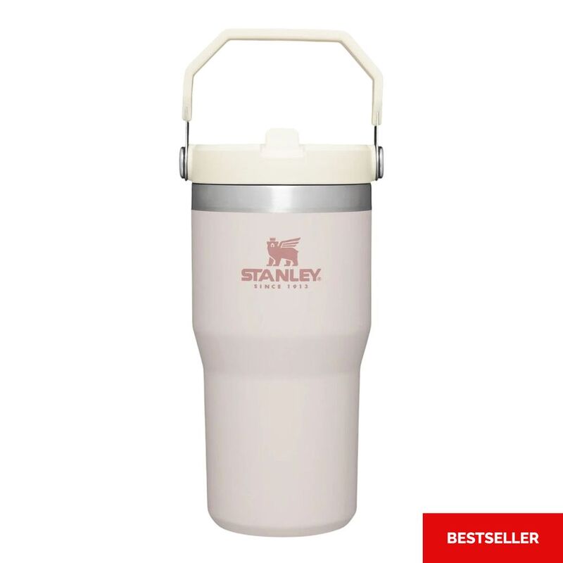 Stanley Ice Flow Go 600ml/20oz Flip Straw Water Bottle - Rose Quartz