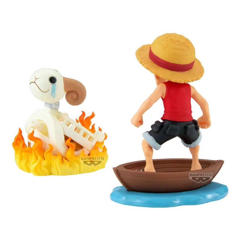 Banpresto ONE PIECE World Collectable Figure Log Stories Monkey D. Luffy & Going Merry 3.14-Inches Banpresto ONE PIECE World Collectable Figure Log Stories Monkey D. Luffy & Going Merry 3.14-Inches