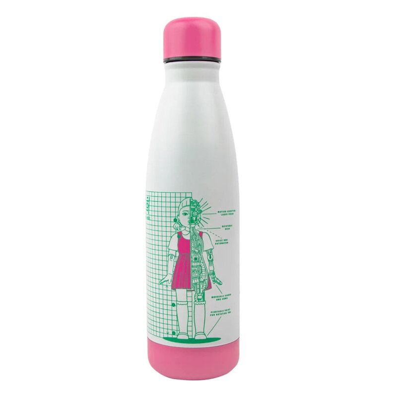 Cinereplica Squid Game Younghee Blue Print White 500ml Water Bottle