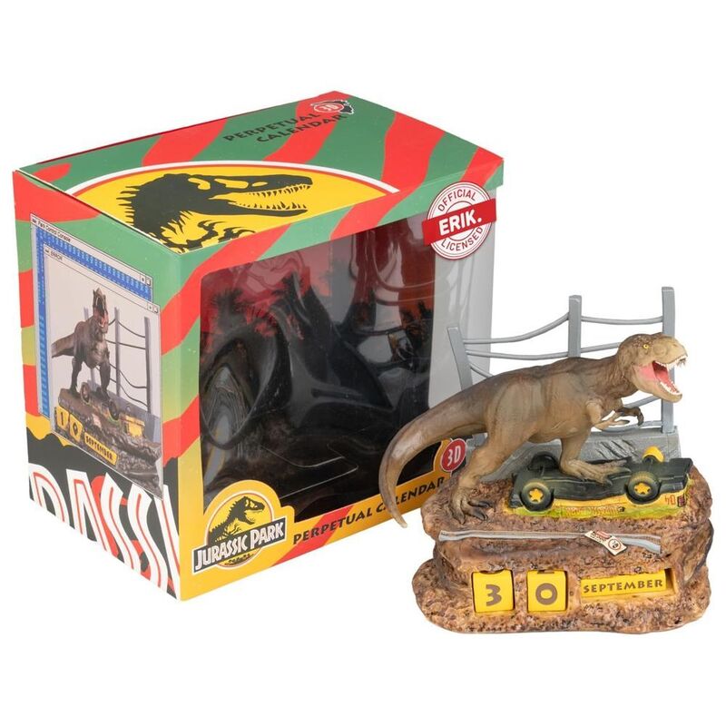 Erik Jurassic Park 3D Perpetual Calendar Erik Jurassic Park 3D Perpetual Calendar