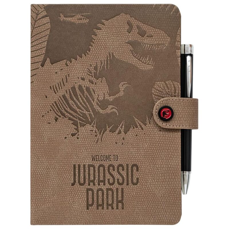 Erik Jurassic Park Premium A5 Notebook With Projector Pen Erik Jurassic Park Premium A5 Notebook With Projector Pen