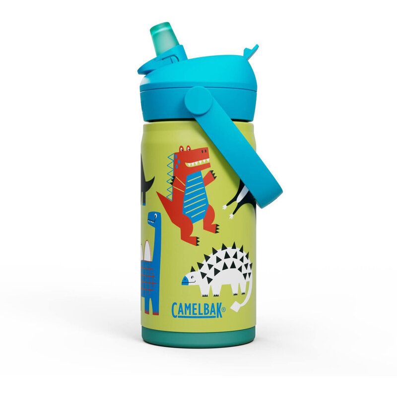 Camelbak Thrive Flip Straw Kids 12Oz/355Ml Stainless-Steel Water Bottle -Dino Jam Camelbak Thrive Flip Straw Kids 12Oz/355Ml Stainless-Steel Water Bottle -Dino Jam