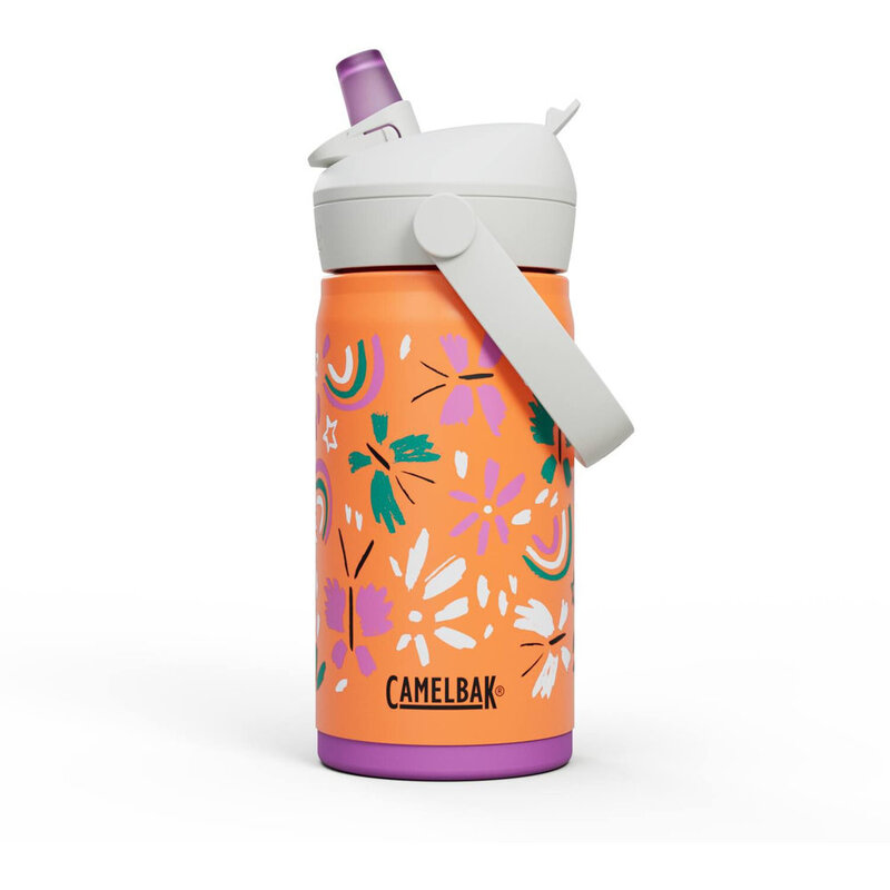 Camelbak Thrive Flip Straw Kids 12Oz/355Ml Stainless-Steel Water Bottle - Butterfly Rainbow Camelbak Thrive Flip Straw Kids 12Oz/355Ml Stainless-Steel Water Bottle - Butterfly Rainbow