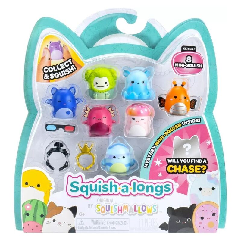 SQUISHMALLOW Squish A Long 2.5-Inch Plush Toy Box B (Pack Of 8) SQUISHMALLOW Squish A Long 2.5-Inch Plush Toy Box B (Pack Of 8)