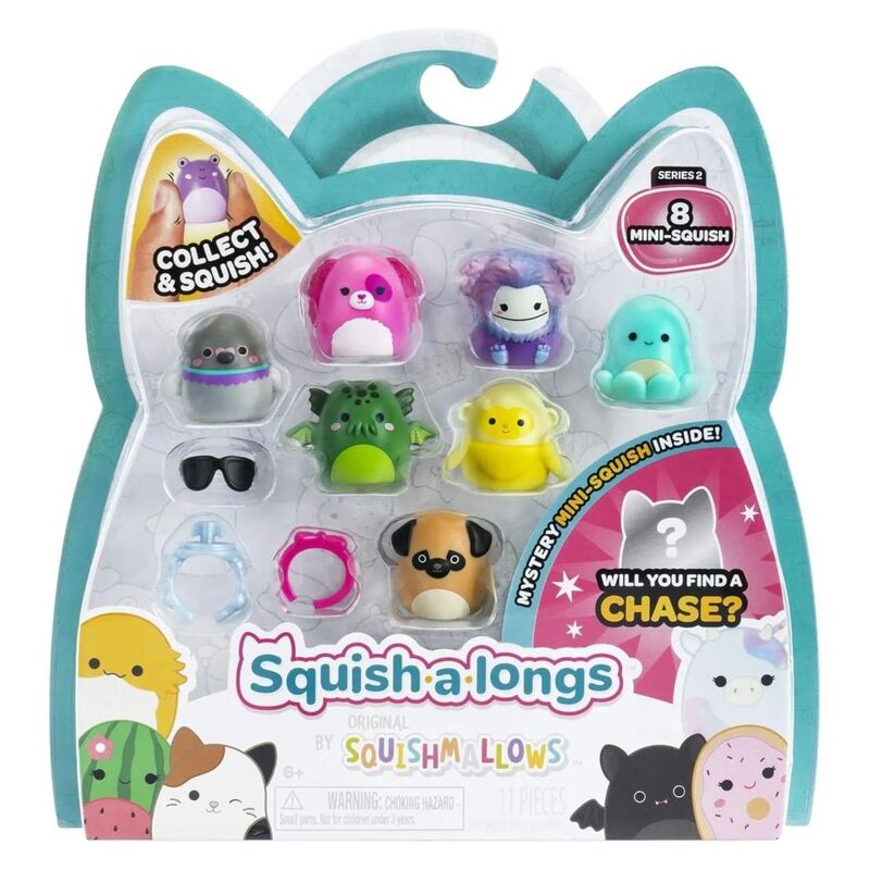 SQUISHMALLOW Squish A Long 2.5-Inch Plush Toy Box D (Pack Of 8) SQUISHMALLOW Squish A Long 2.5-Inch Plush Toy Box D (Pack Of 8)