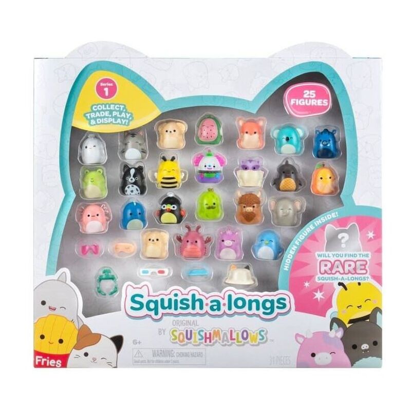 Squishmallow Squish-A-Long-Clip A Long (Pack Of 25) 2.5-Inch Vinyl Collectible Set Squishmallow Squish-A-Long-Clip A Long (Pack Of 25) 2.5-Inch Vinyl Collectible Set