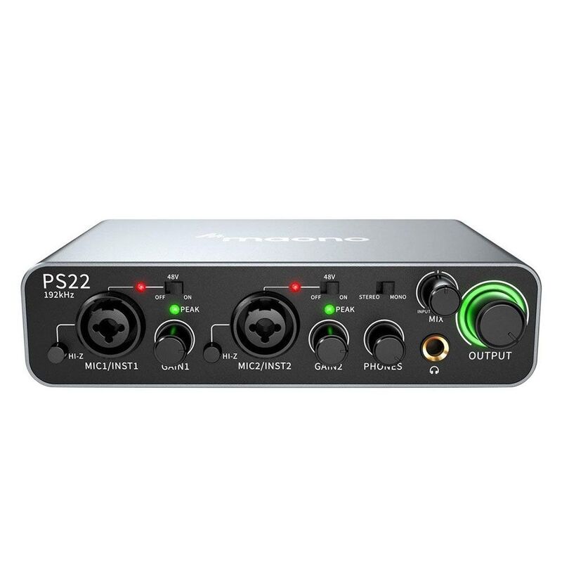 Maono PS22 Audio Interface - Black Maono PS22 Audio Interface - Black