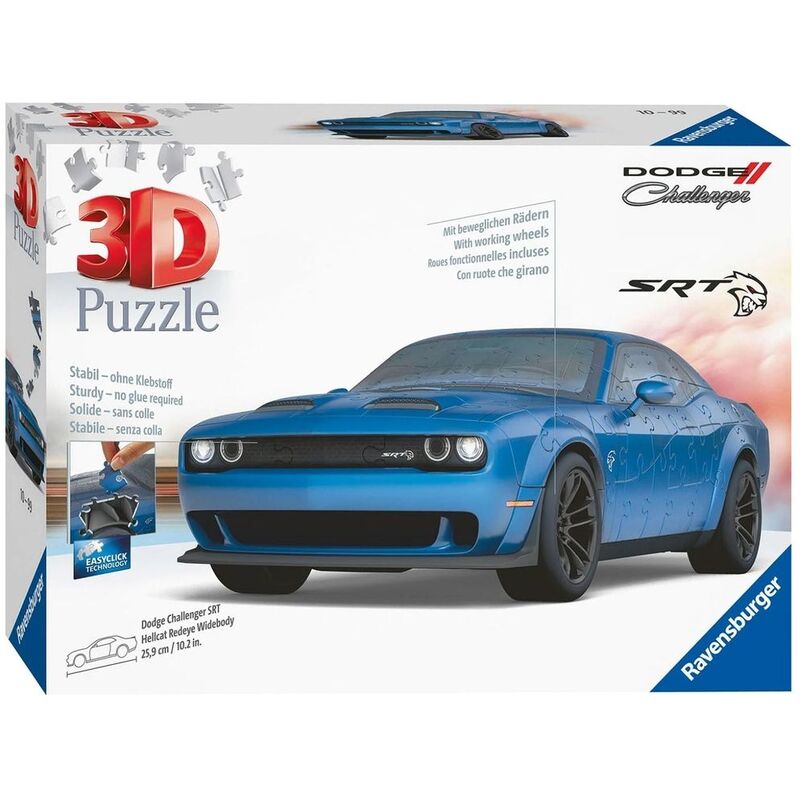 Ravensburger Dodge Challenger Srt Hellcat Redeye Widebody 3D-Puzzle (108-Pieces) Ravensburger Dodge Challenger Srt Hellcat Redeye Widebody 3D-Puzzle (108-Pieces)
