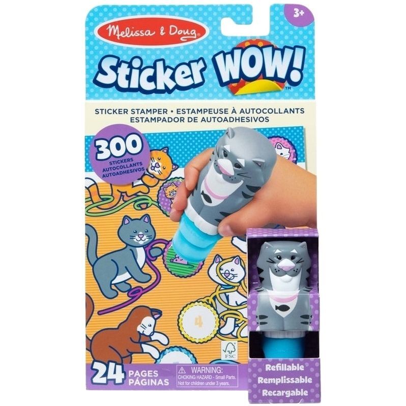 Melissa & Doug Sticker Wow! Sticker Stamper & Activity Pad - Cat MD50235 Melissa & Doug Sticker Wow! Sticker Stamper & Activity Pad - Cat MD50235