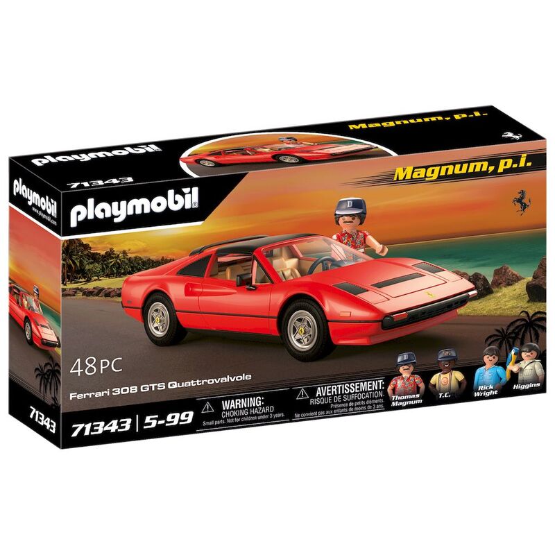Playmobil Magnum - P.I. Ferrari 308 Gts Quattrovalv 71343 Playmobil Magnum - P.I. Ferrari 308 Gts Quattrovalv 71343