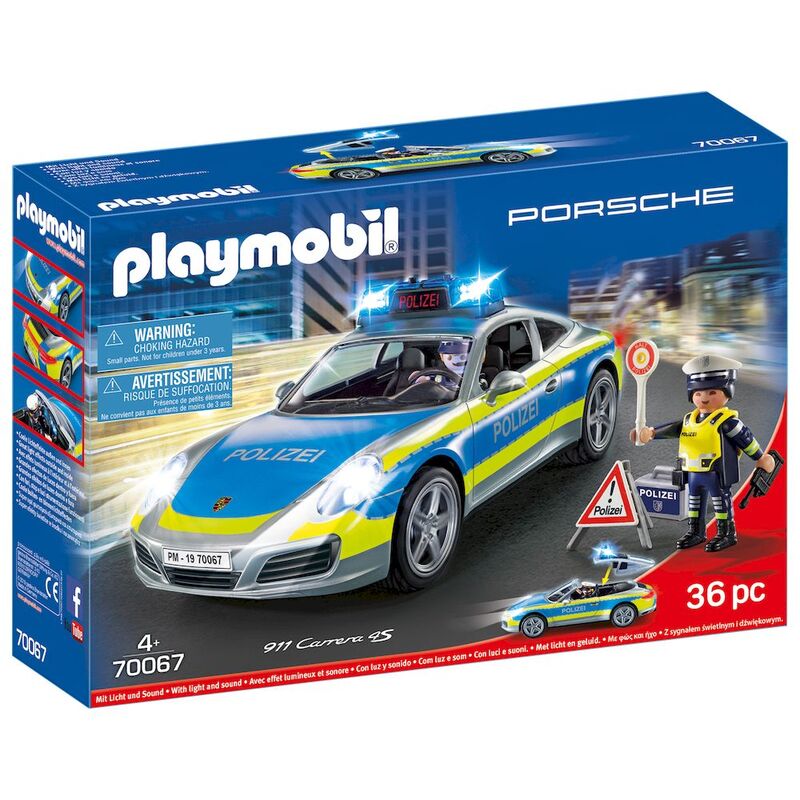 Playmobil Porsche 911 Carrera 4S Police 70066 Playmobil Porsche 911 Carrera 4S Police 70066