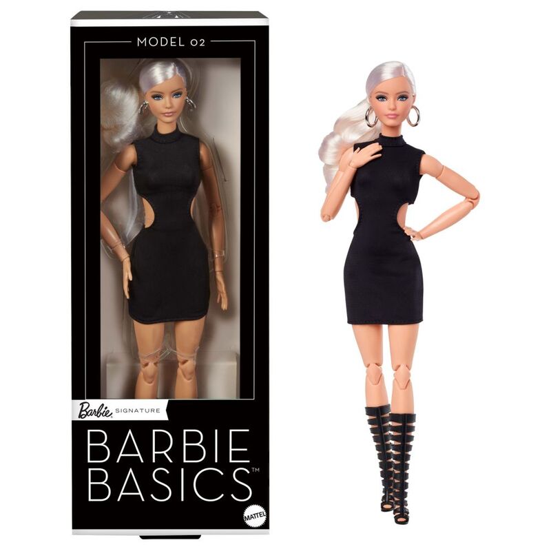 Mattel Barbie Basics Blonde With Little Black Dress Doll