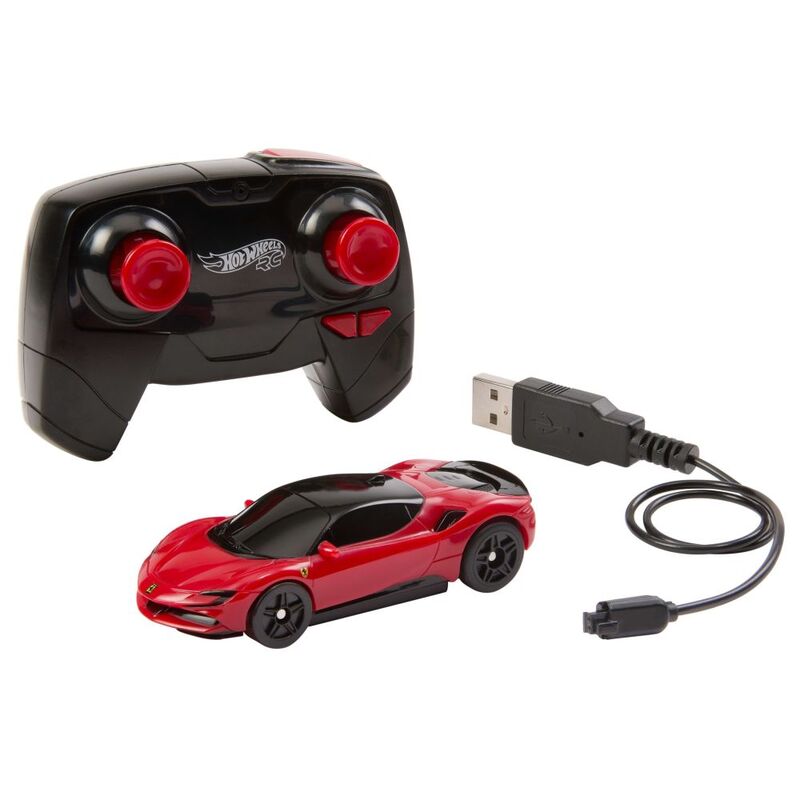 Mattel Hot Wheels 1.64 Ferrari Remote Control Vehicle Mattel Hot Wheels 1.64 Ferrari Remote Control Vehicle