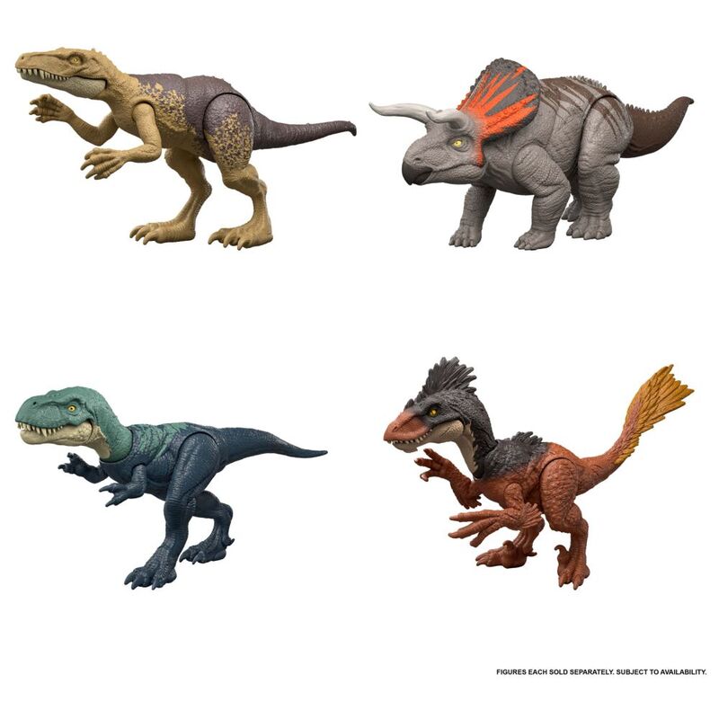 Mattel Jurassic World Rebirth Strike Attack Figures (Assorted - Includes 1) Mattel Jurassic World Rebirth Strike Attack Figures (Assorted - Includes 1)