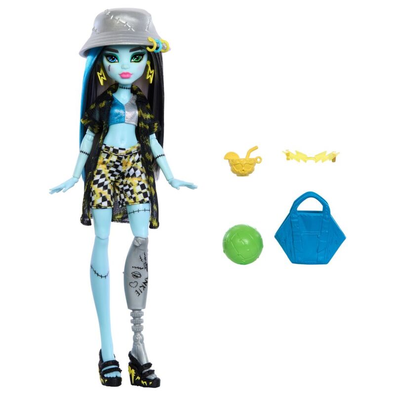 Mattel Monster High Scare-Adise Island Frankie Stein Fashion Doll With Swimsuit & Accessories Mattel Monster High Scare-Adise Island Frankie Stein Fashion Doll With Swimsuit & Accessories