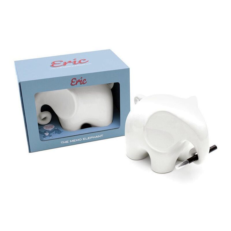 Suck UK Eric The Memo Elephant Mini Whiteboard (19 cm) Suck UK Eric The Memo Elephant Mini Whiteboard (19 cm)