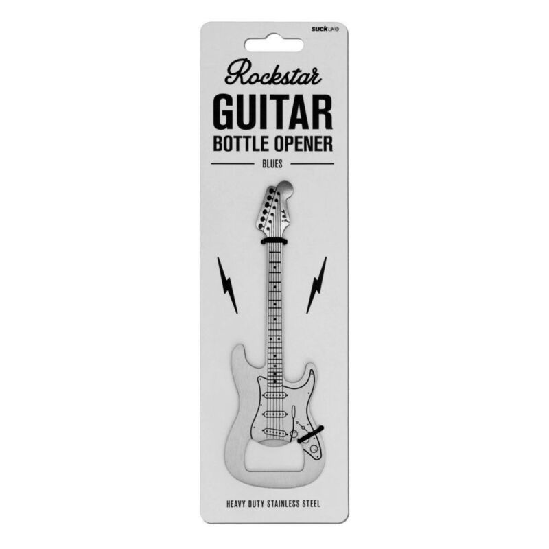 Suck UK Guitar Bottle Opener - Blues Suck UK Guitar Bottle Opener - Blues
