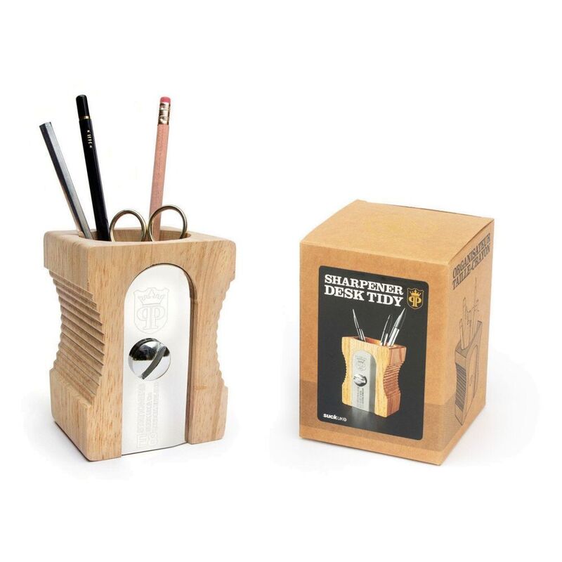 Suck UK Sharpener Desk Tidy Light Suck UK Sharpener Desk Tidy Light