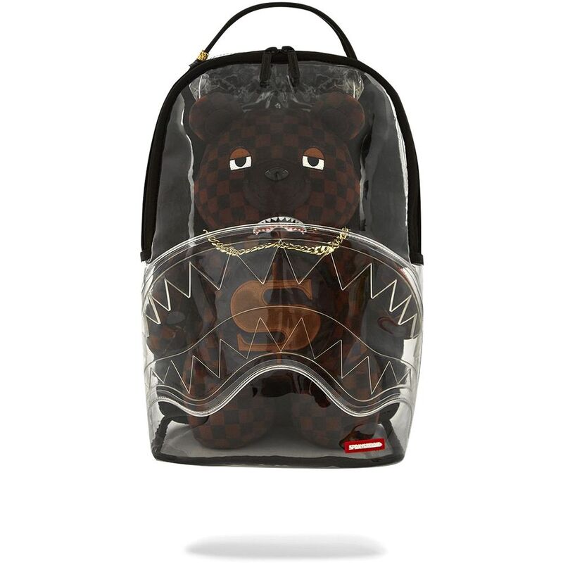 Sprayground Clear Bear DLX DLXs Backpack Sprayground Clear Bear DLX DLXs Backpack
