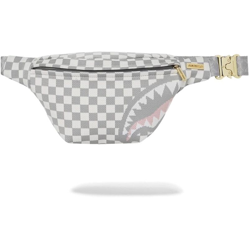 Sprayground Knit Sharks In Paris In Cream Savvy Crossbody Bag