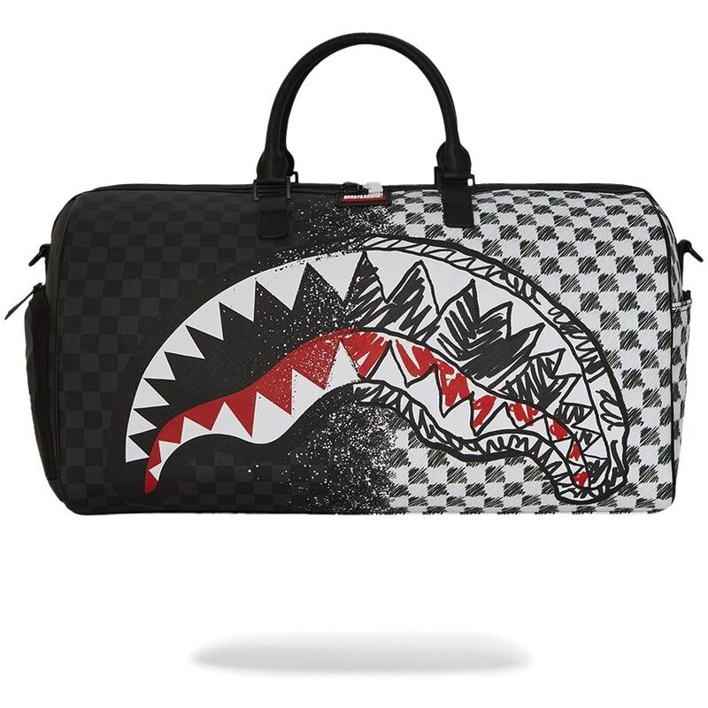 Sprayground Mix And Match Scribble Large Duffle Bag Sprayground Mix And Match Scribble Large Duffle Bag