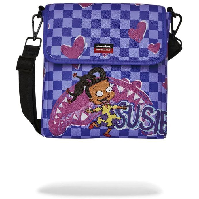 Sprayground Susie Crayon Shark Messenger Sling Bag