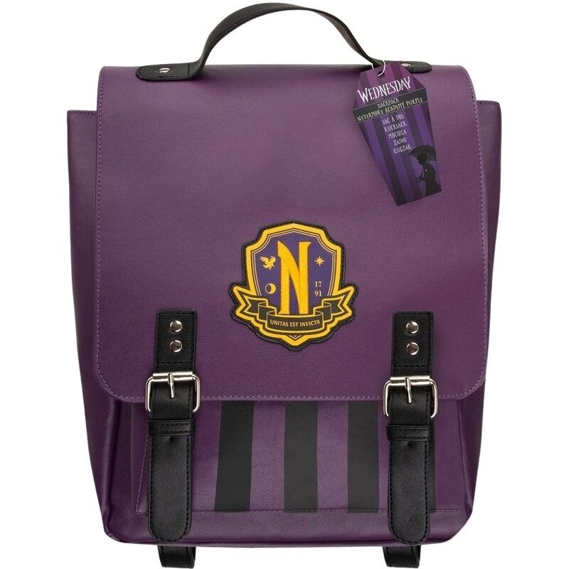 Cinereplica Wednesday Nevermore Academy Backpack - Purple