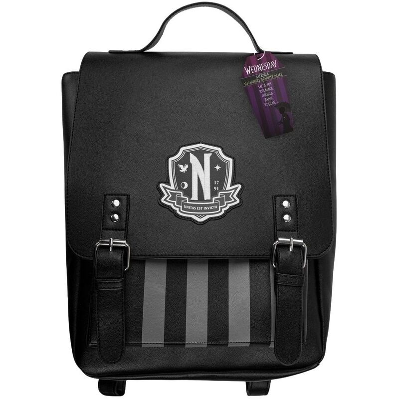 Cinereplica Wednesday Nevermore Academy Backpack - Black