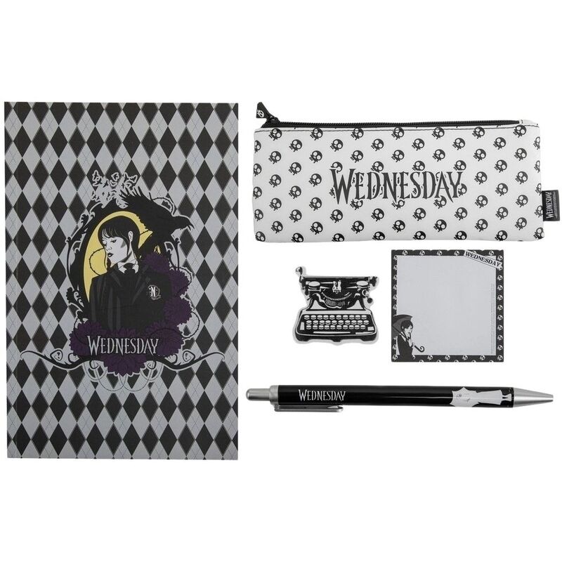 Cinereplica Wednesday Wednesday Stationery Set Cinereplica Wednesday Wednesday Stationery Set