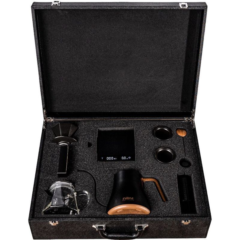 Baza Coffee Set G - Professional Barista Set - Black Baza Coffee Set G - Professional Barista Set - Black