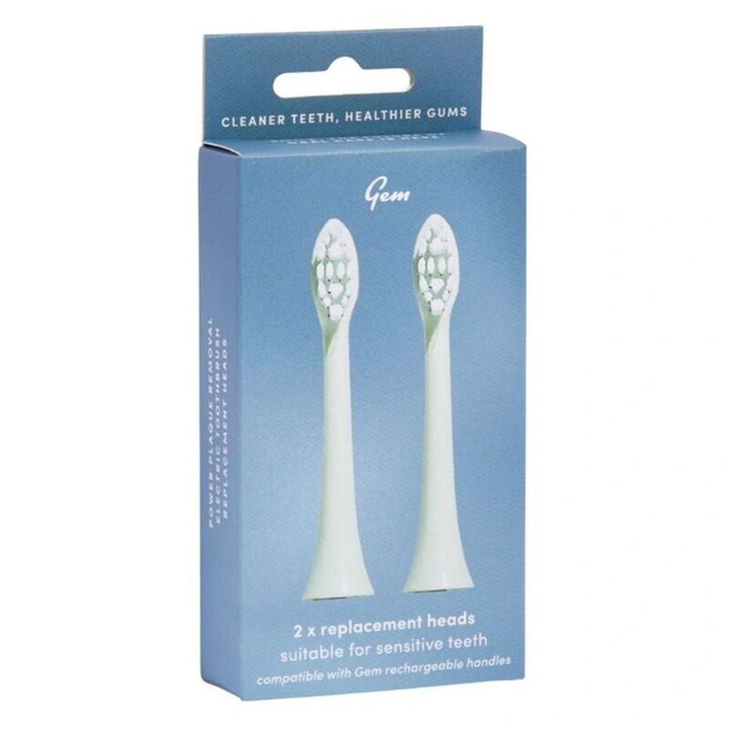Gem Gem Electric Toothbrush Replacement Heads - Mint