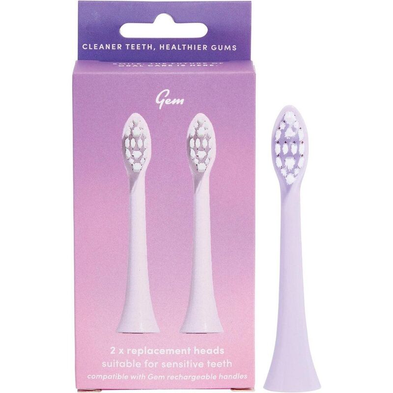 Gem Gem Electric Toothbrush Replacement Heads - Rose