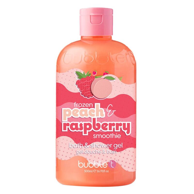 Bubble T Bath & Shower Gel 500 ml - Peach & Raspberry Bubble T Bath & Shower Gel 500 ml - Peach & Raspberry
