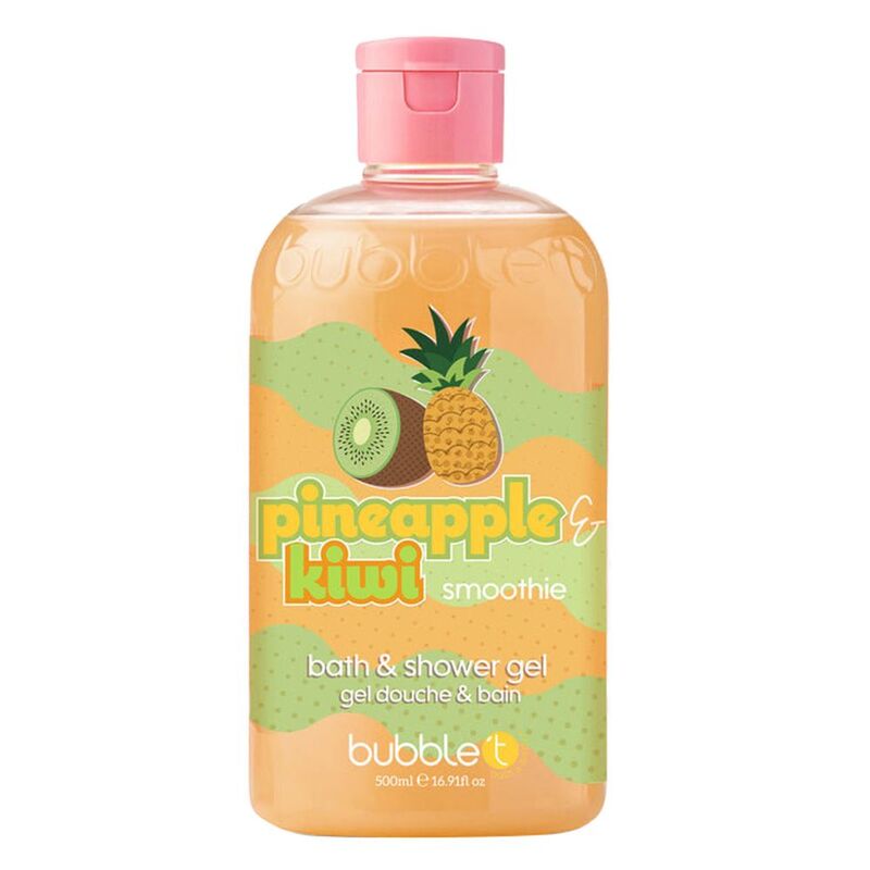 Bubble T Bath & Shower Gel 500 ml - Pineapple & Kiwi