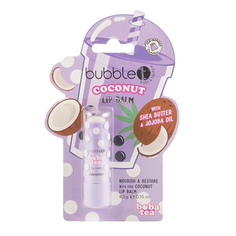 Bubble T Lip Balm - Coconut 4.5 ml Bubble T Lip Balm - Coconut 4.5 ml