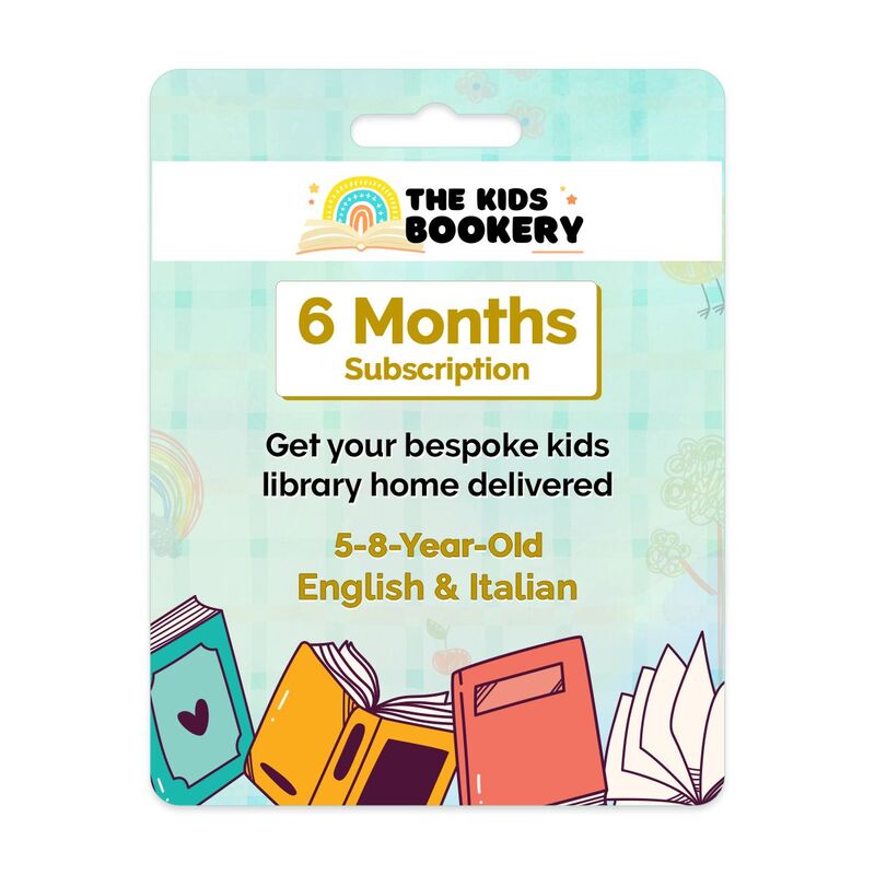 The Kids Bookery - 6 Months Kids Books Subscription - English & Italian (5 to 8 Years)