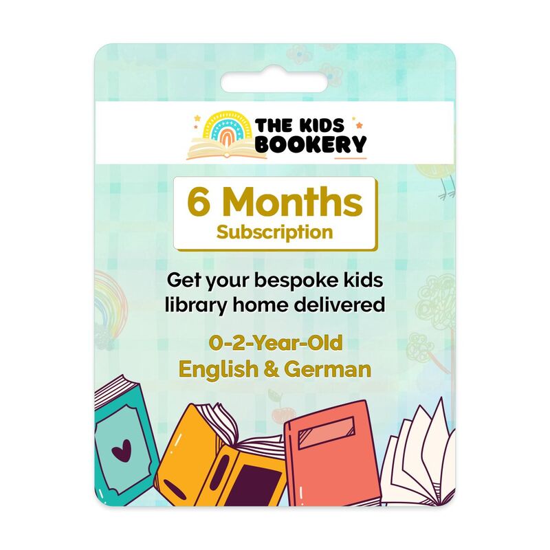 The Kids Bookery - 6 Months Kids Books Subscription - English & German (0 to 2 Years)