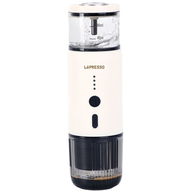 LePresso Portable Espresso Machine with Heating Function - White LePresso Portable Espresso Machine with Heating Function - White