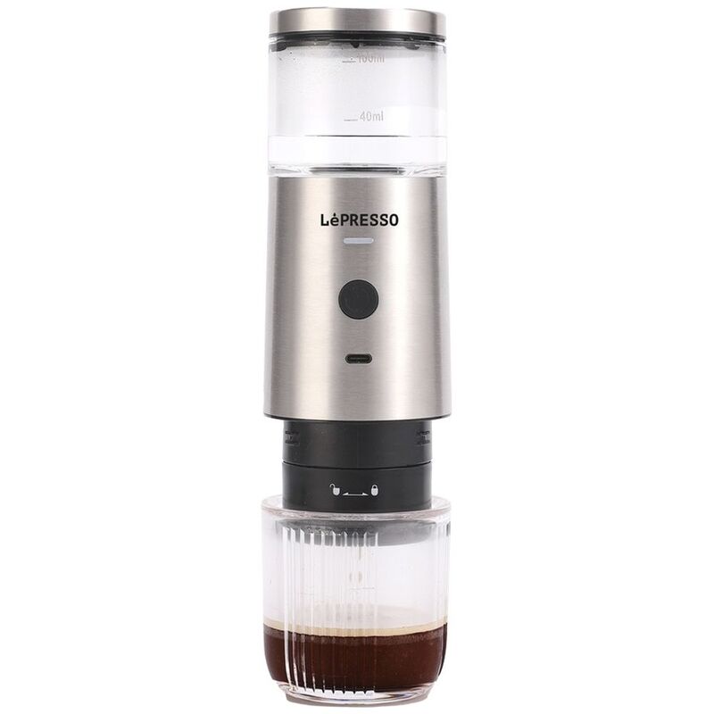 LePresso Portable Espresso Powder/ Nespresso Pods Silver LePresso Portable Espresso Powder/ Nespresso Pods Silver