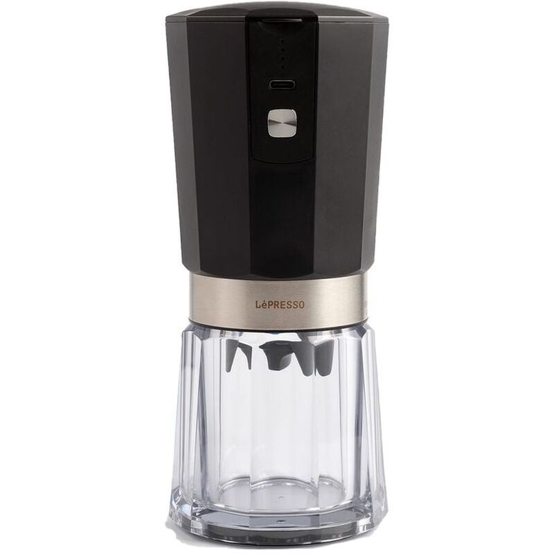 LePresso Cordless Electric Conical Burr Grinder Highprecision Grinding Black LePresso Cordless Electric Conical Burr Grinder Highprecision Grinding Black