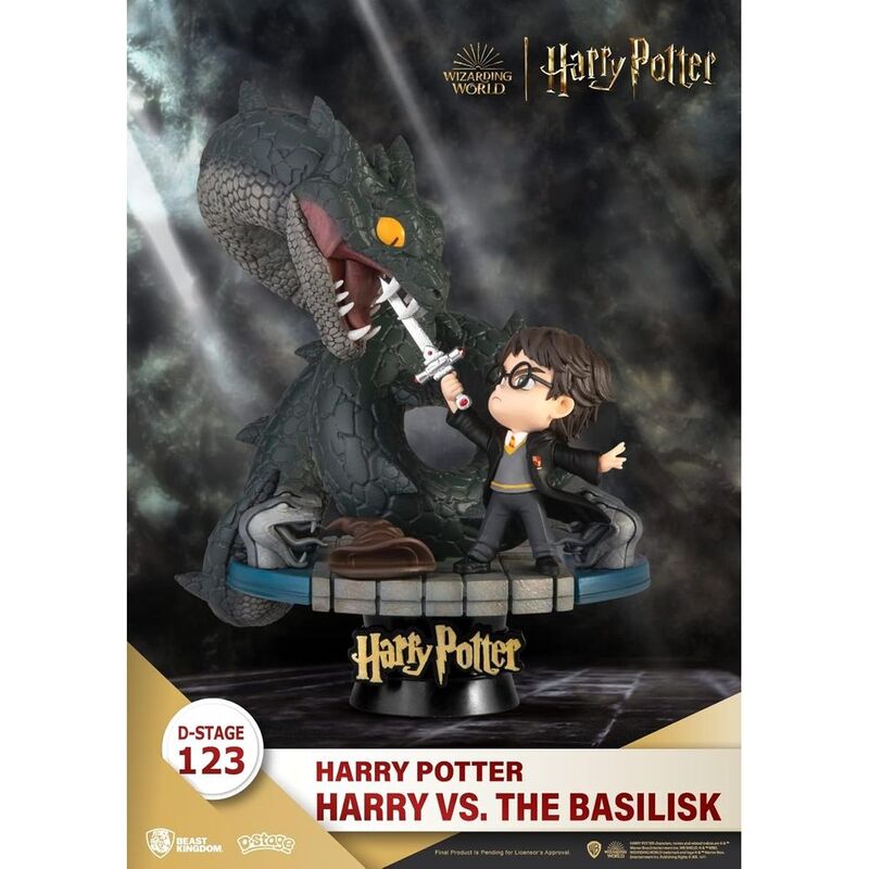 Beast Kingdom D Stage 123 Harry Potter Vs The Basilisk (Re) 5.9 Inches Statue