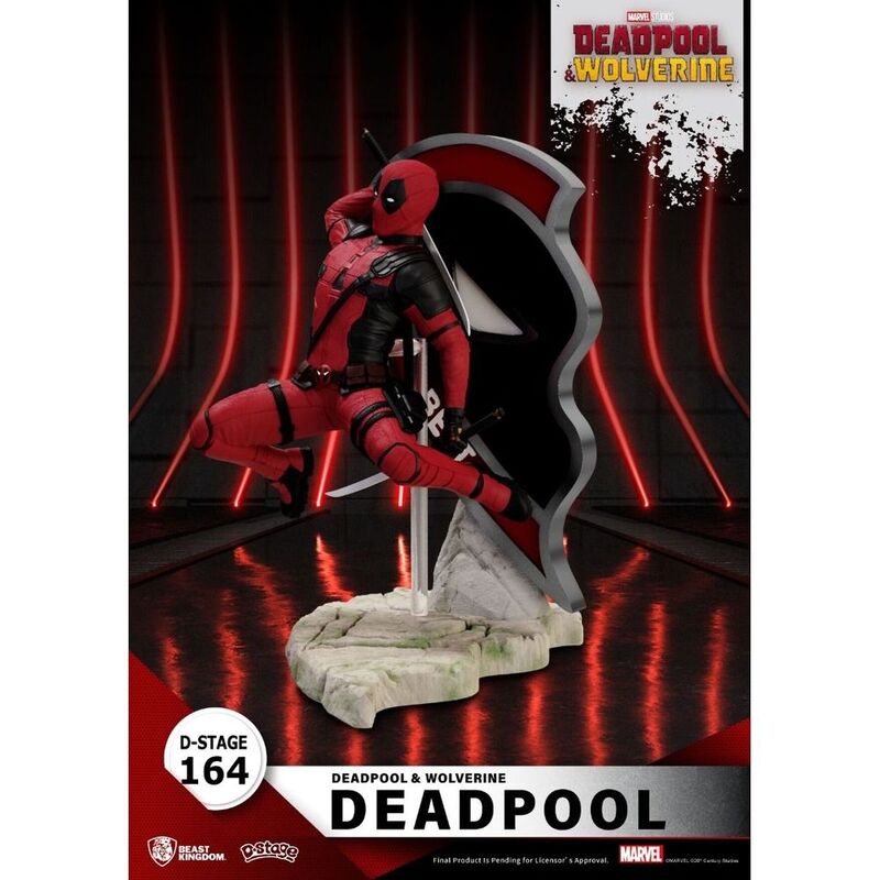 Beast Kingdom D Stage 164 Deadpool & Wolverine Deadpool 5.9 Inches Statue Beast Kingdom D Stage 164 Deadpool & Wolverine Deadpool 5.9 Inches Statue