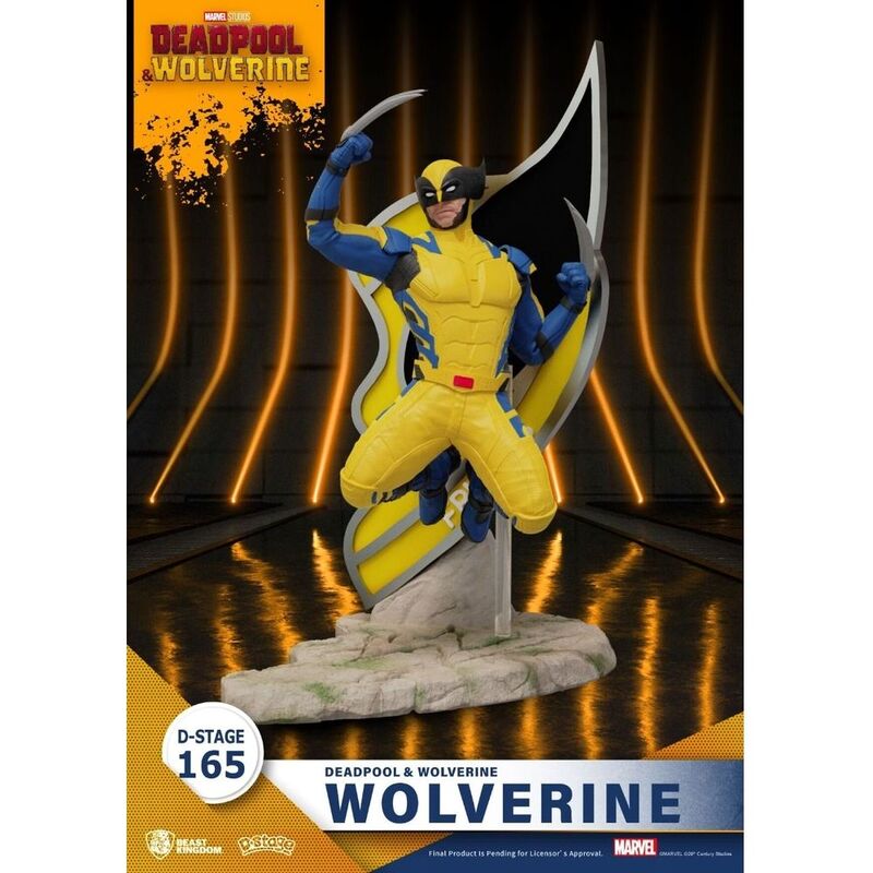 Beast Kingdom D Stage 165 Deadpool & Wolverine Wolverine 5.9 Inches Statue Beast Kingdom D Stage 165 Deadpool & Wolverine Wolverine 5.9 Inches Statue