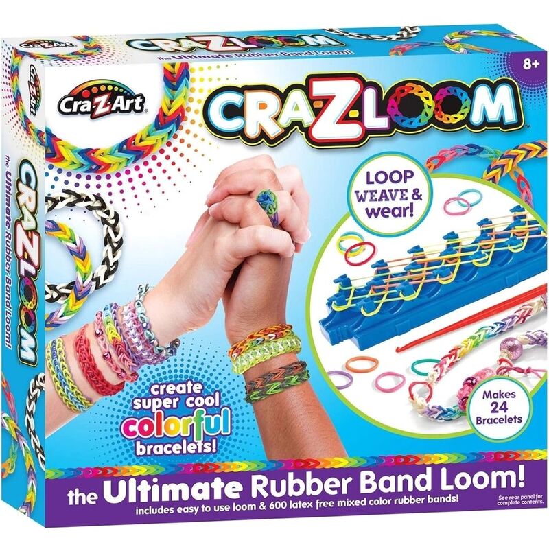 Crazloom Ultimate Rubber Band Loom Asstd Crazloom Ultimate Rubber Band Loom Asstd