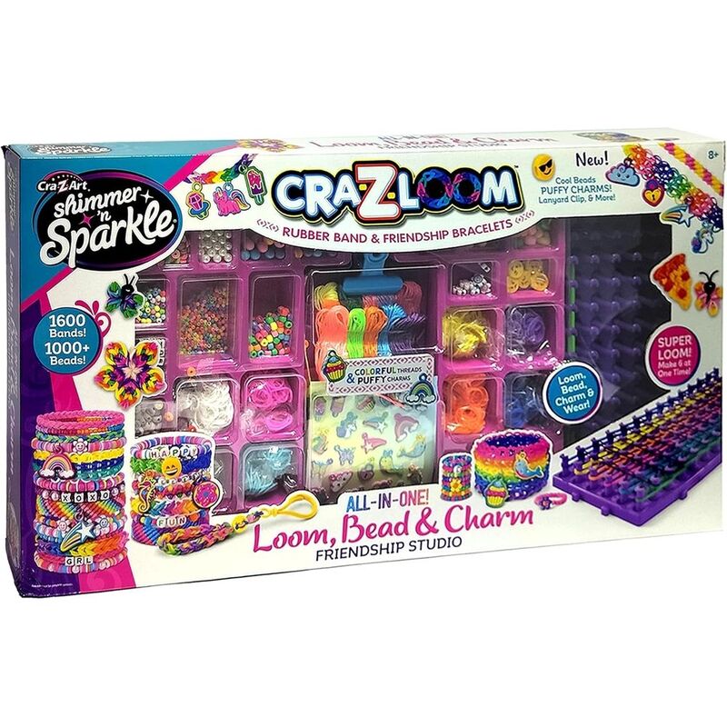 Crazloom All-In-One Loom Bead & Charm Friendship Studio