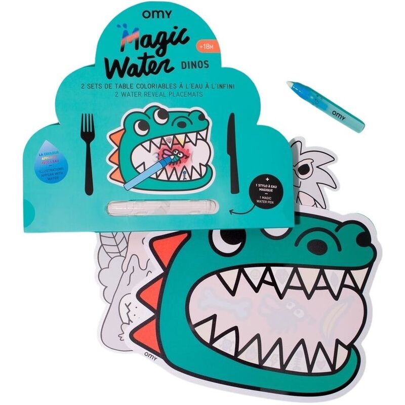 Omy Magic Water Placemats - Dino Omy Magic Water Placemats - Dino
